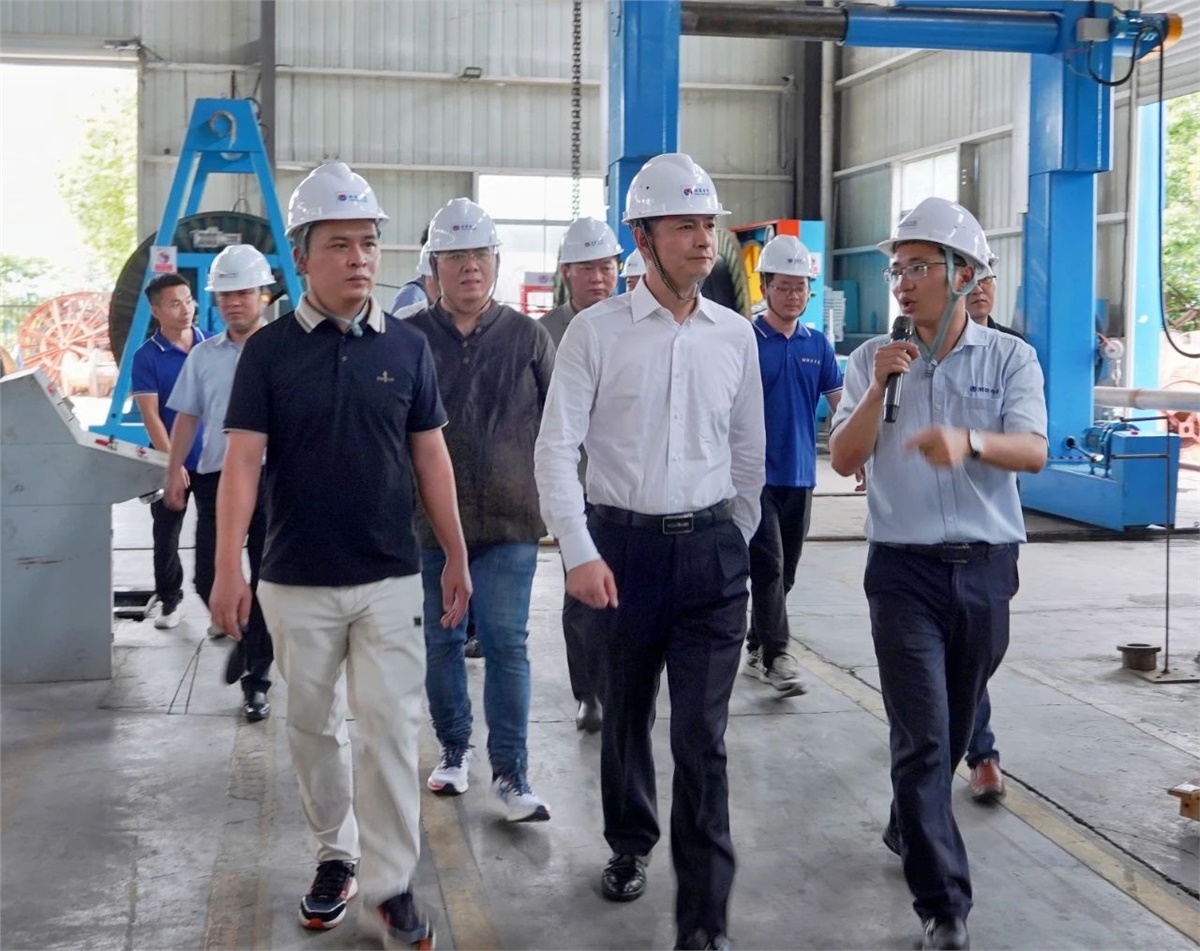 瀏陽市委副書記、市長王雄文蒞臨湘聯(lián)電纜調(diào)研指導！
